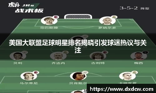 美国大联盟足球明星排名揭晓引发球迷热议与关注
